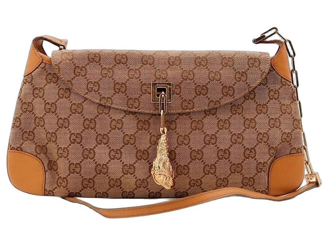 Borsa a tracolla Gucci GG Monogram Marrone Monogramma