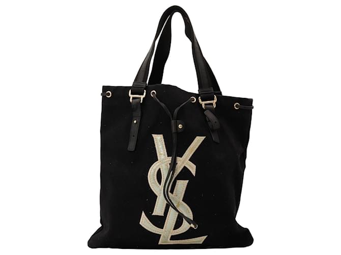 Yves Saint Laurent Borsa Tote Rive Gauche Nero 