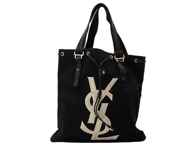 Yves Saint Laurent Sac Cabas Rive Gauche Noir 
