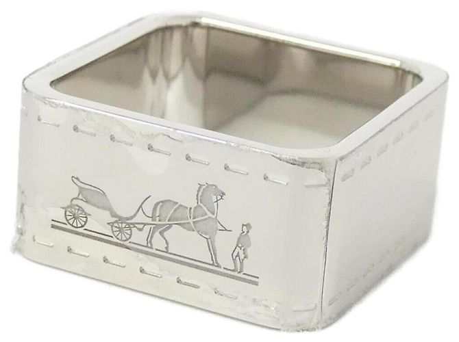 Hermès Hermes Bolduc Schalring Silber