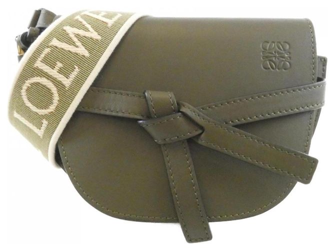 Borsa a tracolla piccola Loewe Gate Verde