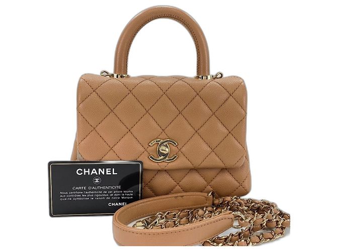 Bolso Chanel Matelassé marrón Castaño