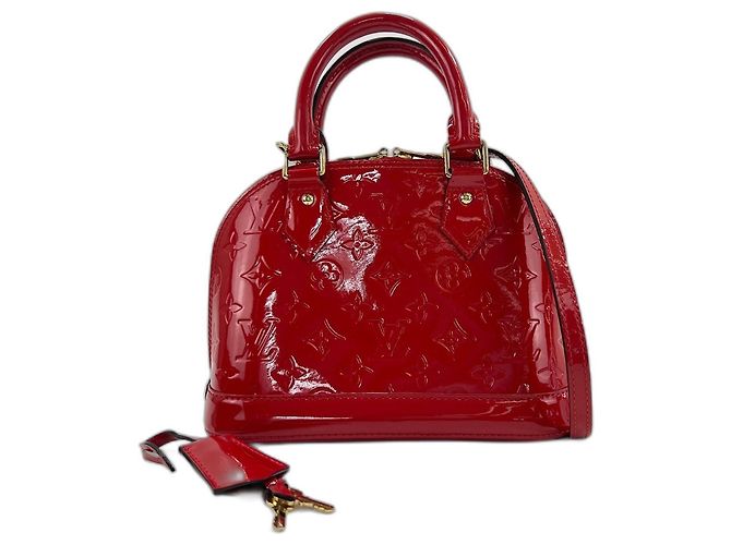 Borsa Louis Vuitton Alma BB in rosso
