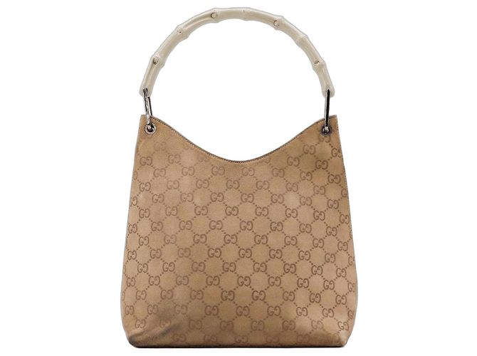 Borsa Hobo Gucci Bamboo Marrone