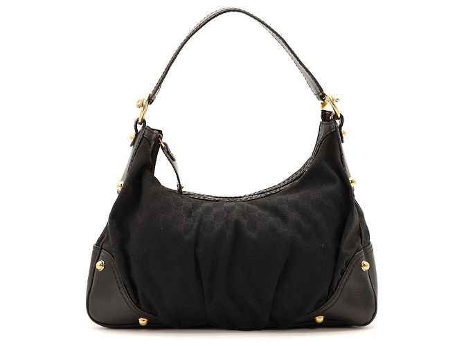 Bolsa Hobo Gucci Monogram GG Preto