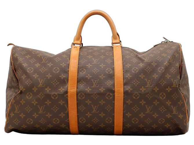 Louis Vuitton Keepall 55 Monogram Canvas Marrom