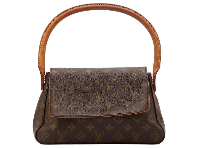 Louis Vuitton Bolso Batignolles Horizontal Monogram Castaño Monograma
