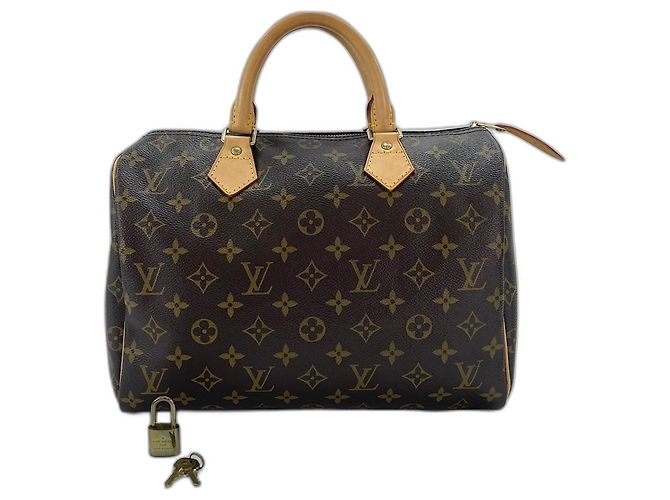 Bolsa Boston Louis Vuitton Speedy 30 Marrom