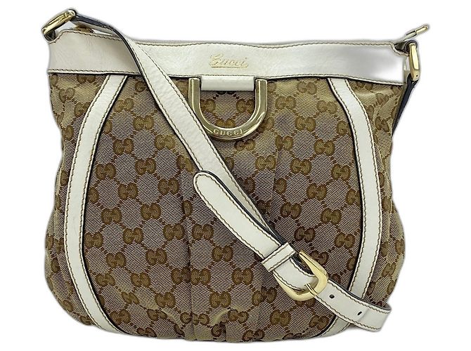 Borsa a Spalla Gucci Abbey Line - Beige