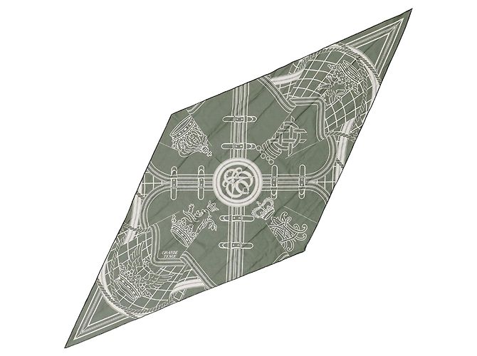 Hermès Sciarpa in cotone Hermes Bianco 