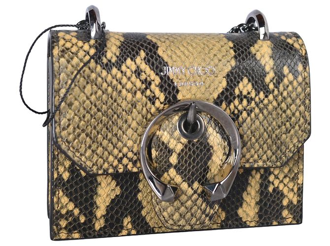 Jimmy Choo Bolso de hombro Madeline Mini efecto serpiente Impresión de pitón