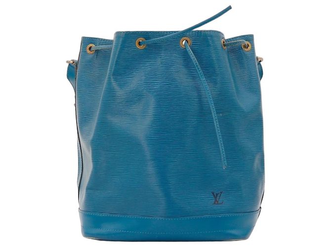 Louis Vuitton Borsa a secchiello Noe in pelle Epi Blu