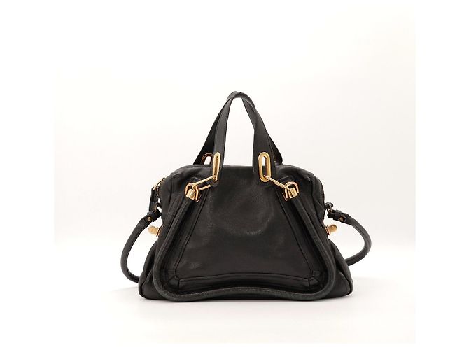 Chloé Bolsa Paddington Couro Preto