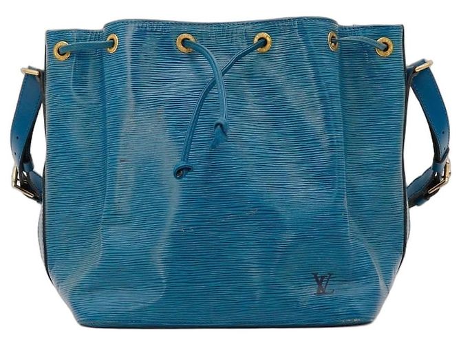 Louis Vuitton Epi Noe GM Borsa a Secchiello Blu 