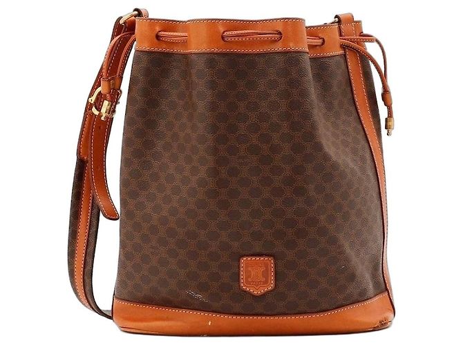 Céline Sac seau monogramme vintage Marron