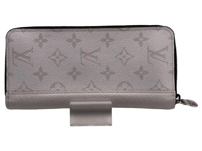 Zippy Cartera larga Louis Vuitton Monogram Eclipse Blanco 