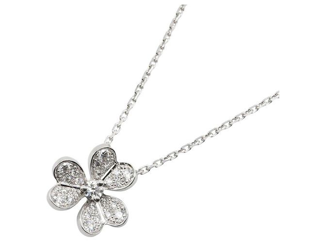 Collar Frivole de Diamantes Van Cleef & Arpels Plata