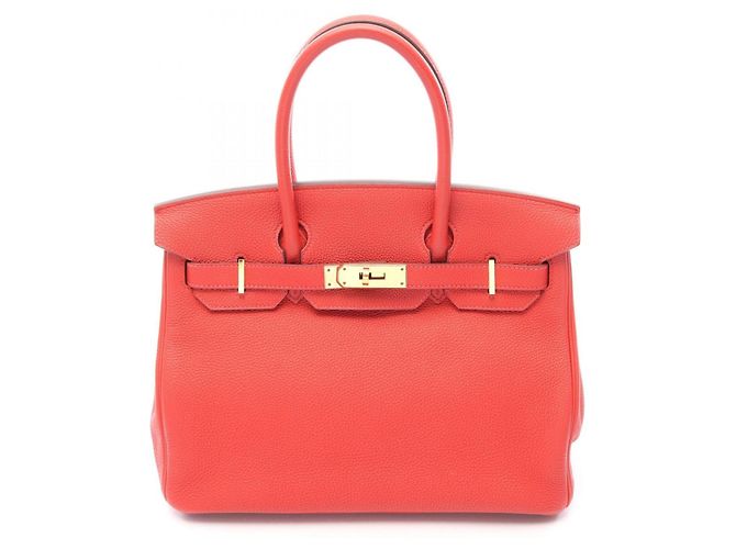 Hermès Sac à main Hermes Birkin 30 Rouge Tomato