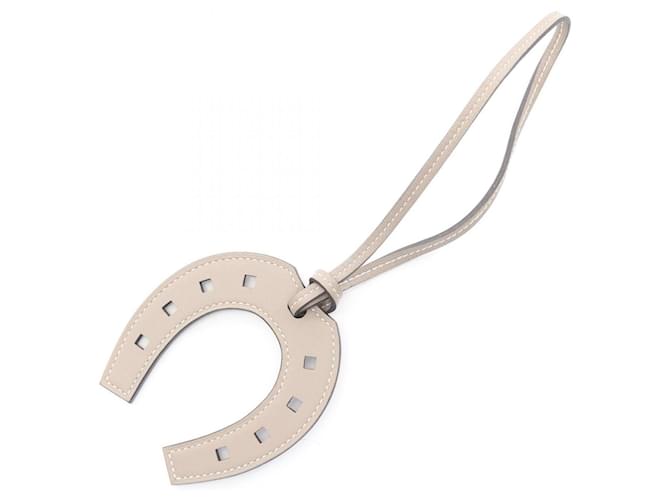 Hermès Hermes Paddock Horseshoe Charm Beige 