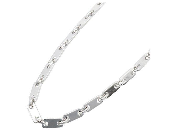Collar Figaro en oro blanco de 18K Cartier Plata