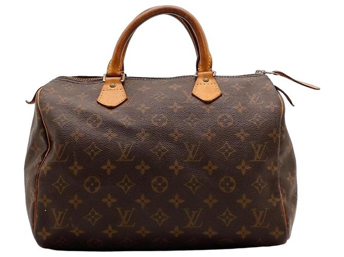 Louis Vuitton Speedy 30 Monogram Canvas Castaño Monograma