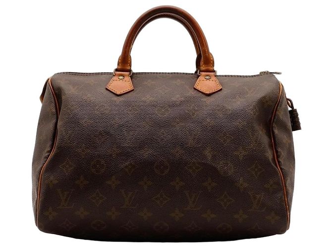 Louis Vuitton Speedy 30 Monogram Canvas Handtasche Braun Monogramm