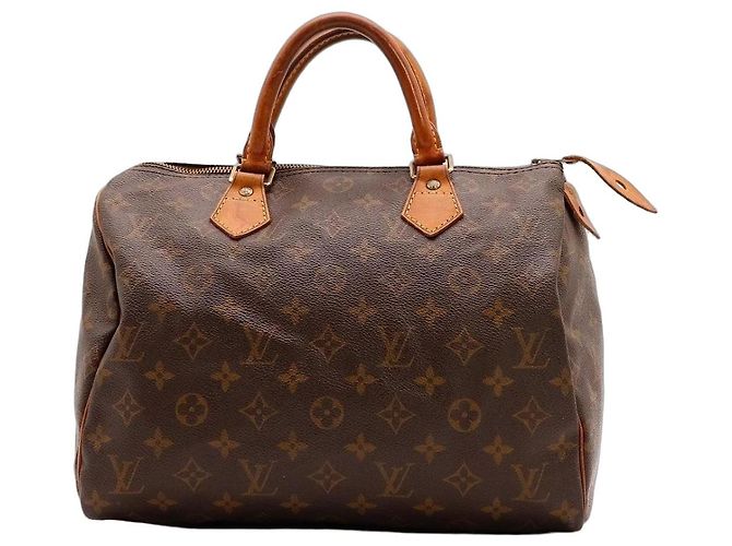 Louis Vuitton Speedy 30 Monogram Canvas Castaño Monograma