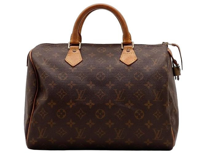 Louis Vuitton Speedy 30 Monogram Canvas Handtasche Braun Monogramm