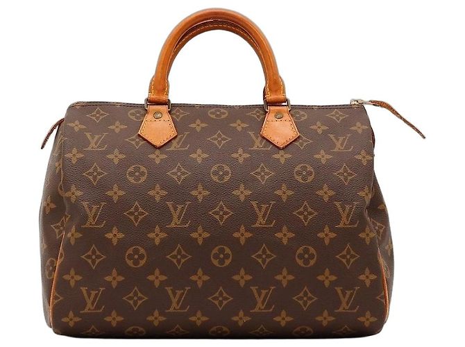 Louis Vuitton Speedy 30 Monogram Canvas Handtasche Braun