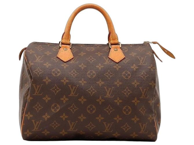 Louis Vuitton Speedy 30 Monogram Canvas Handtasche Braun Monogramm