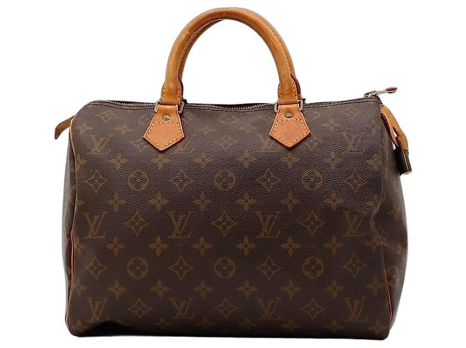 Louis Vuitton Speedy 30 Monogram Canvas Handtasche Braun Monogramm