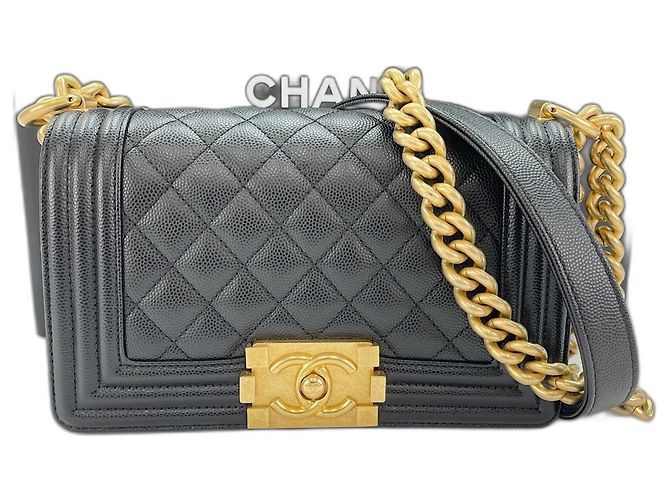Borsa a Spalla Chanel Boy Small, Nero