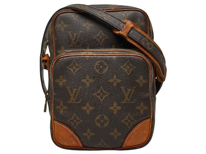 Sac bandoulière Louis Vuitton Monogram Amazon Marron