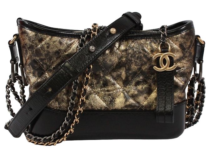 Chanel Gabrielle de Chanel Hobo Schultertasche Schwarz
