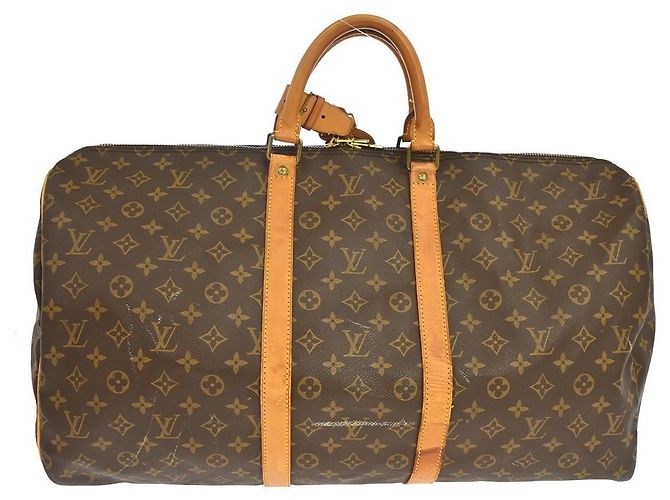 Louis Vuitton Keepall Monogram Canvas 55 Marrom
