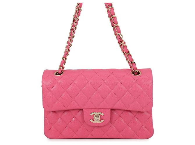 Bolso de Hombro Chanel Matelasse Chain Rosa