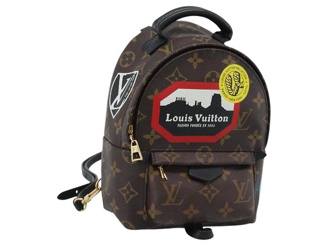 LOUIS VUITTON Monogram World Tour Palm Springs MINI Backpack M42971 Auth ka5392M Monograma