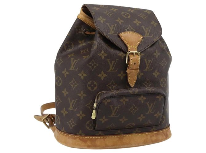 LOUIS VUITTON Monogram Montsouris MM Rucksack M51136 LV Auth 192611 Monogramm