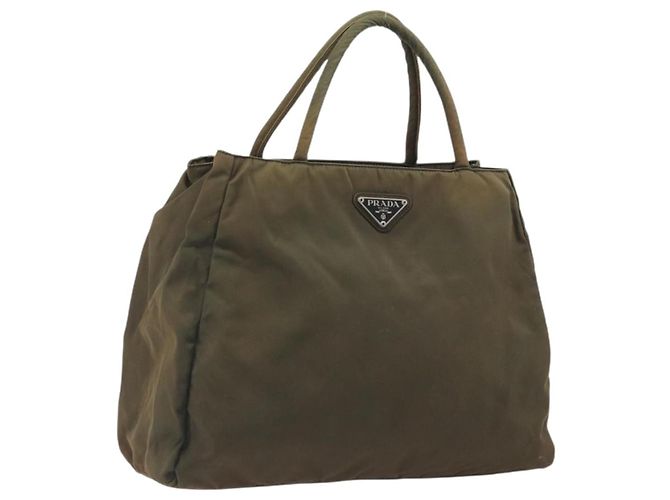 Sac à main PRADA Nylon Vert Authentique ar14142