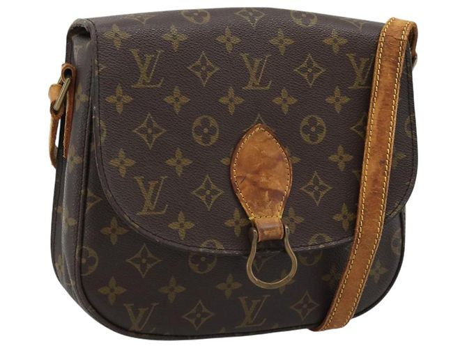 LOUIS VUITTON Bolsa de Ombro Monogram Saint Cloud GM M51242 LV Auth 193845 Monograma