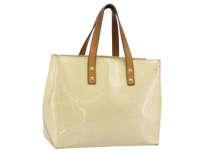 LOUIS VUITTON Borsa Monogram Vernis Reade PM Perle M91336 LV Auth BA14127