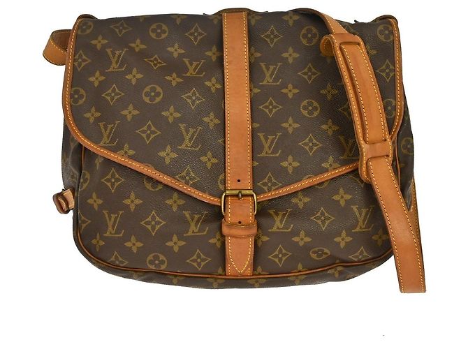 Louis Vuitton Saumur Monogram 35 Marron