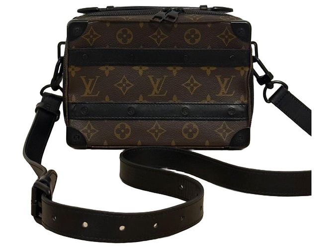 Sac malle Monogram Louis Vuitton Marron Noir