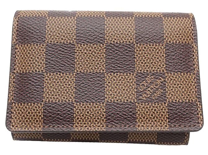 Louis Vuitton Damier Visitenkartenetui Damier ebene