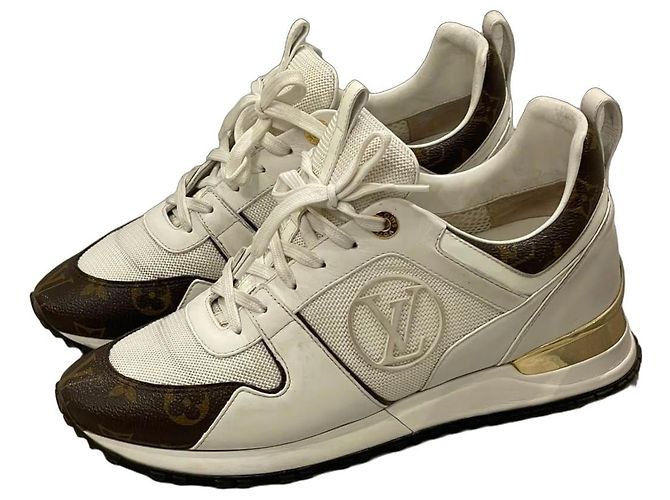 Sneakers da donna Louis Vuitton Marrone Bianco D'oro