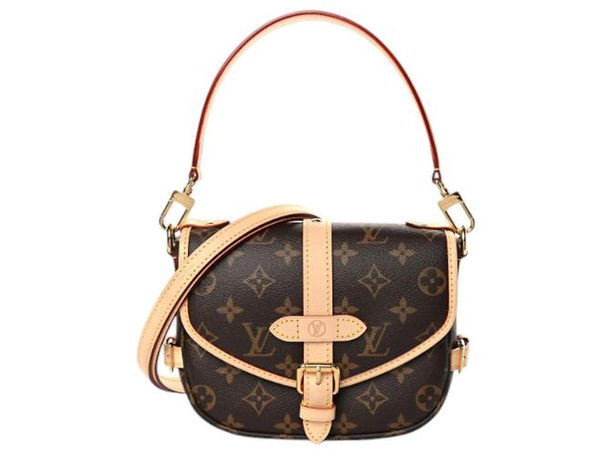 Bolsa Louis Vuitton Saumur BB Monogram Marrom Monograma