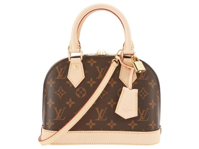 Louis Vuitton Monogram Alma BB Handtasche Braun Monogramm