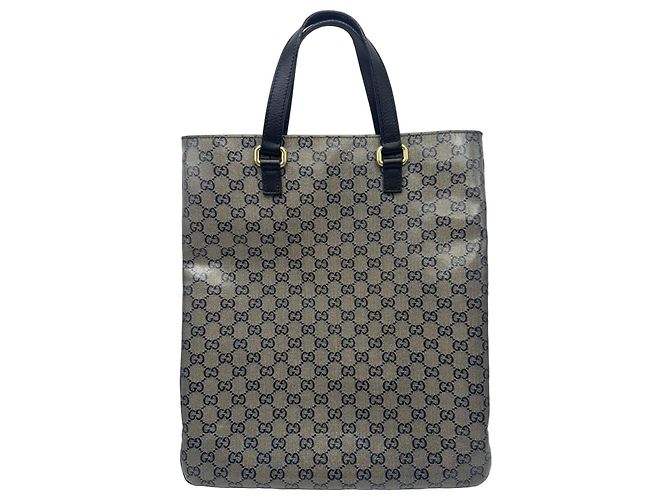 Gucci Bolsa Tote Monogram GG Supreme Preto Monograma