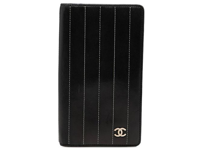 Chanel Mademoiselle Line Coco Mark Long Wallet