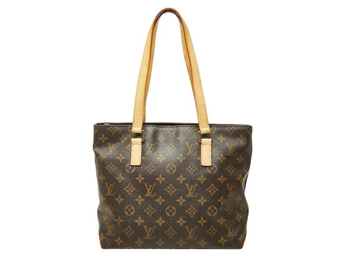 Borsa Tote Louis Vuitton Monogram Cabas Piano Marrone